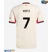 Moški Nogometni dresi Liverpool Florian Wirtz #7 Gostujoči 2025-26 Kratek Rokav